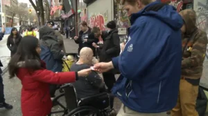 Girl raises $500 for sandwich tokens to feed those in need