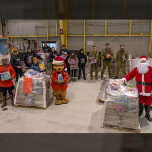 RCMP Officers Deliver Toys for Kids in the North